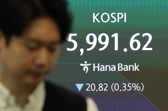 韩国股市因三星电子疲软回落至5920点，科斯达克指数下跌超过2%