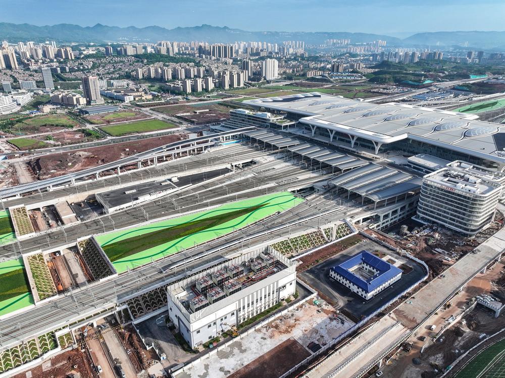[사진] 中 위샤고속철도 충칭 구간, 통합 조정 마쳐