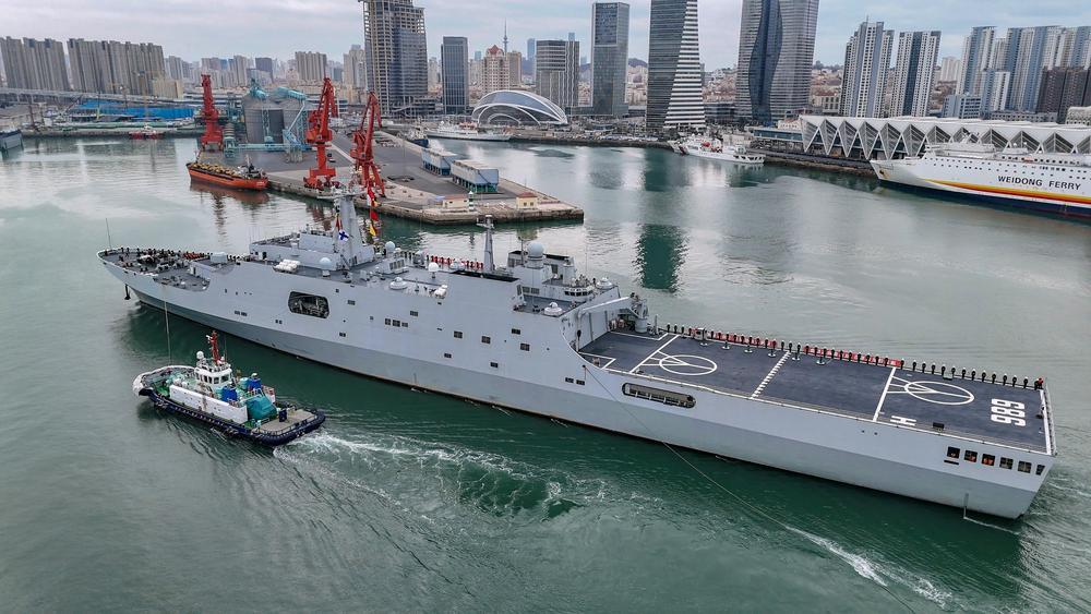 [사진] 中 해군 989편대, 원해 실습 마치고 귀환