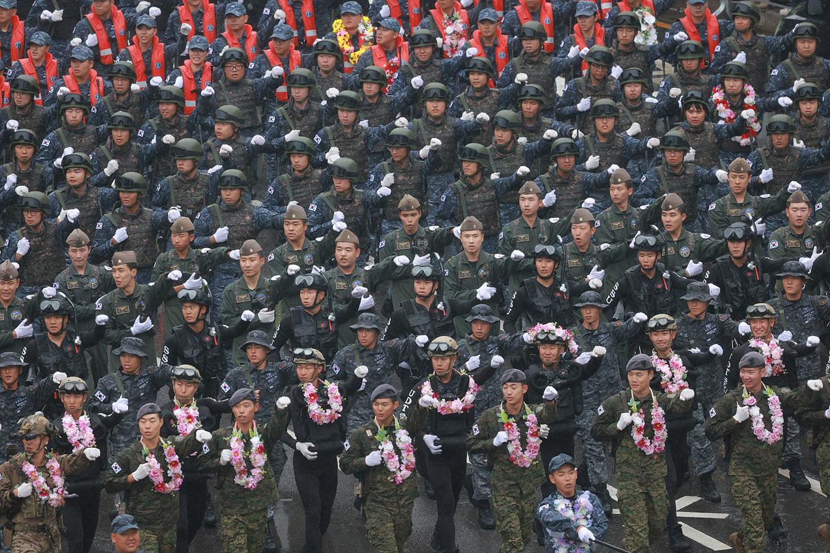  [75주년 국군의날 퍼레이드] 尹 北, 핵 사용하면 한·미 동맹이 즉각 응징
